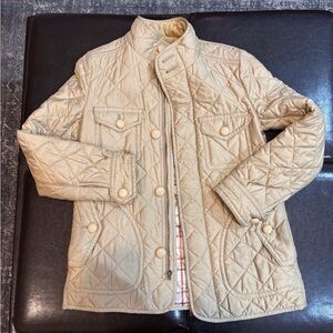Coach Quilted Beige Puffer Jacket